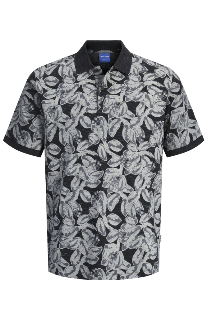 JORSPLIT AOP POLO SS 12272985 Black/AOP